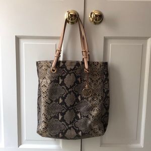 **SOLD** Michael Kors Snake Skin Shoulder Bag